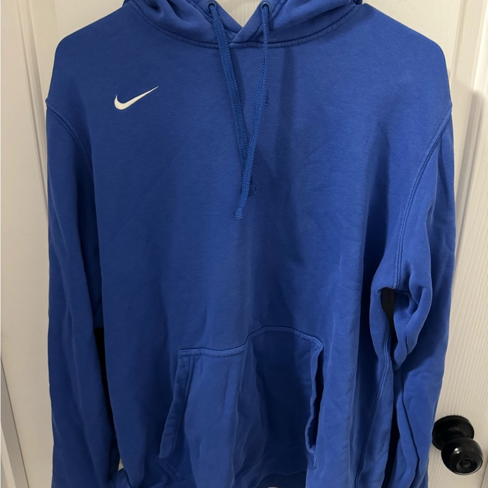 Nike Blue Pullover Hoodie Sweatshirt